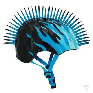 Raskullz Flame Hawk Blue bike & skate Helmet